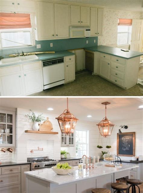 Pack a punch in your most petite spaces. 20+ Small Kitchen Renovations Before and After - DIY ...