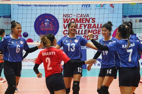 cava women s volleyball nepal reaches semi finals nepalnews