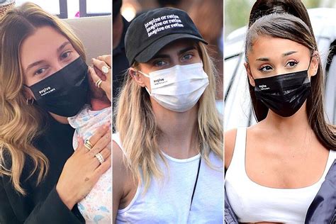 Hailey Bieber Ariana Grande And More Celebs Are Wearing This 2 Face Mask