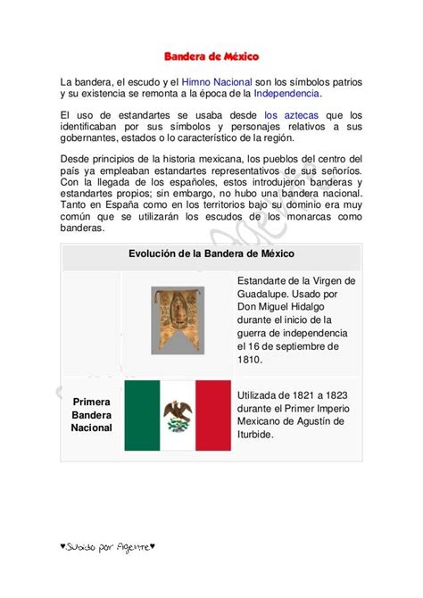 Historia De Bandera De México