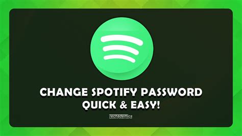 How To Change Your Spotify Password Quick Easy YouTube