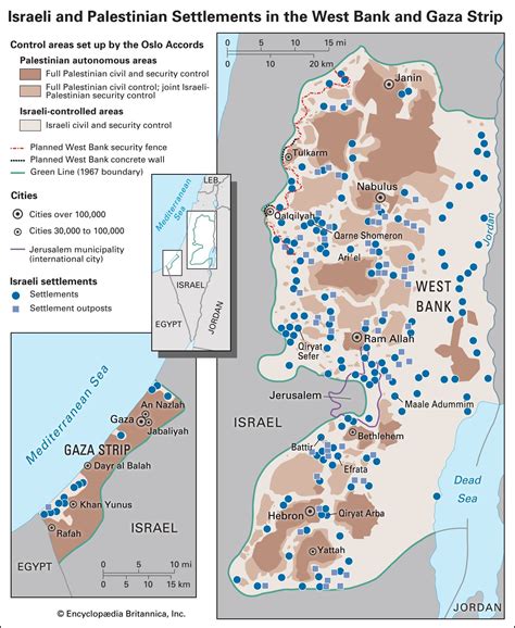 Israeli Settlement History Map And Facts Britannica
