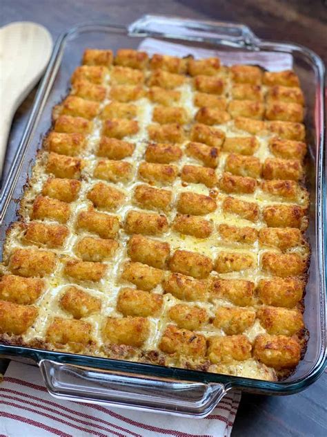 I made it ahead of time and then cooked it christmas morning. Tater Tot Casserole Recipe - Back To My Southern Roots