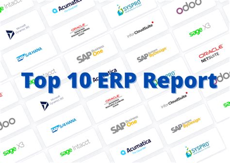 Top 10 Erp For 2022 Report Best Erp Software Vendors Comparison