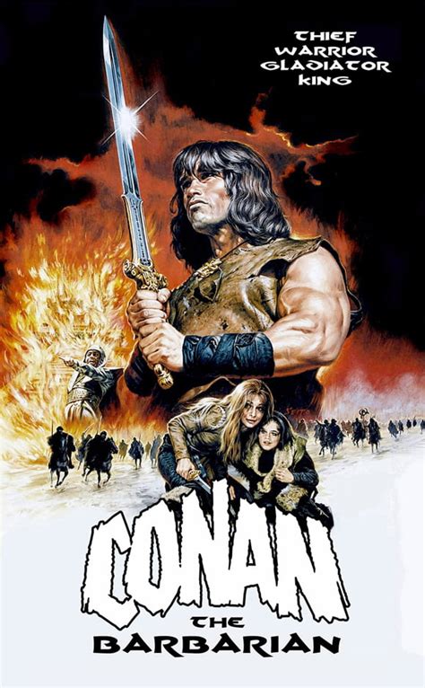 Conan The Barbarian Movie Poster 27 X 40 Style C