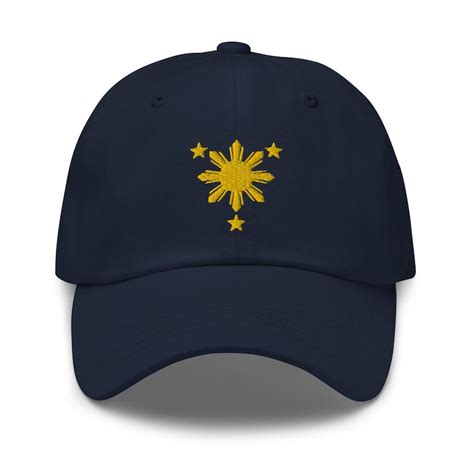 filipino hat cap philippines sun stars filipina filipinx embroidered dad hat baseball cap