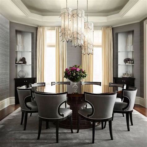 Signature design by ashley aldwin dining room table, gray. 25 Gray Dining Room Design Ideas