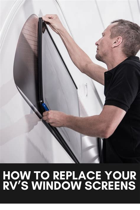 How To Replace Your Rvs Window Screens Camper Smarts Rv Parks