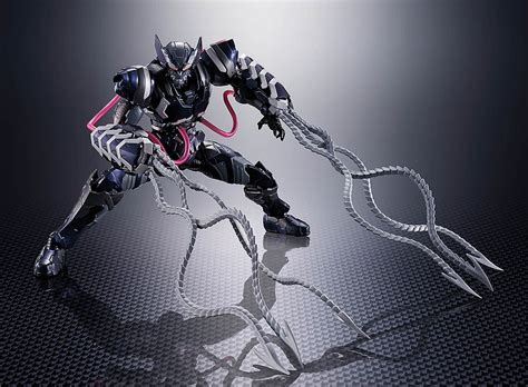 Bandai Shfiguarts Marvel Tech On Avengers Venom Symbiote Wolverine