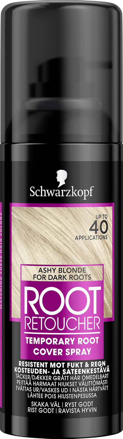 Schwarzkopf Root Retoucher Root Cover Spray Ashy Blonde For Dark Roots