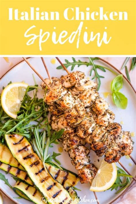 The Easiest Chicken Spiedini Made With Tender And Juicy Chicken And A