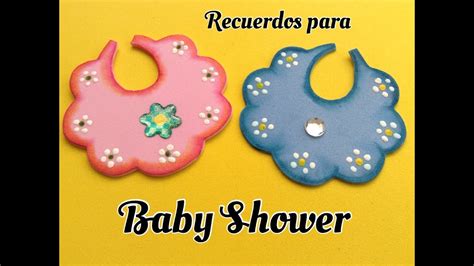 Como Hacer Babero Para Baby Shower Manualidades Para Baby Shower My