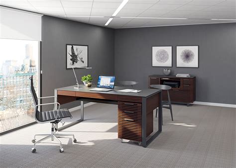 Corridor 6521 Modern Executive Office Desk Bdi Furniture West Avenue Furniture