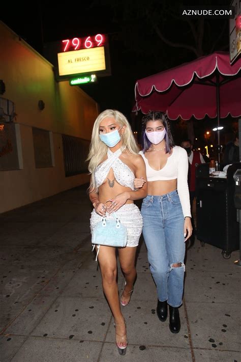Nikita Dragun Exits A Party With Charli Damelio In Hollywood Hills