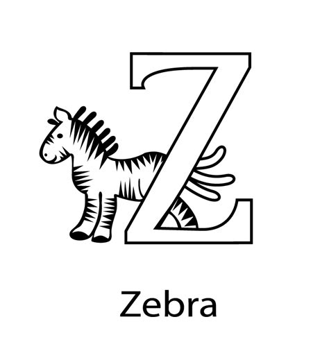 Free Letter Z Coloring Pages Download Free Letter Z Coloring Pages Png