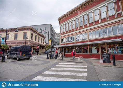 Historic Center Of Juneau Alaska Editorial Image Image Of Landmark