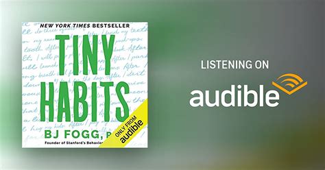 Tiny Habits By Bj Fogg Phd Audiobook Audibleca