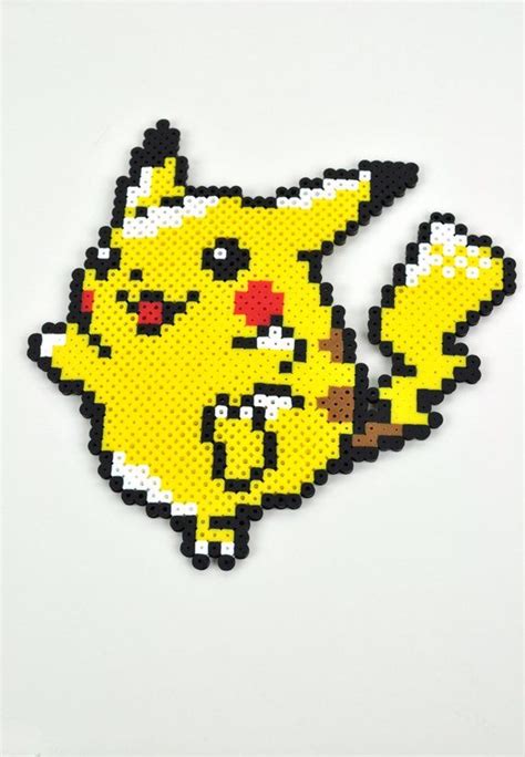 Pikachu Pokemon Magnet Perler Bead Etsy Perler Bead Pokemon Patterns Sexiz Pix