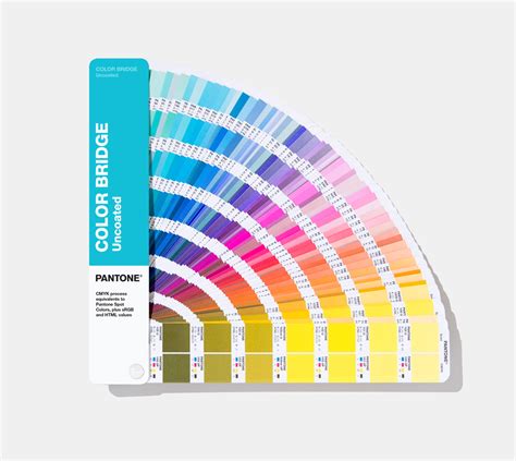Pantone New Color Bridge Guide Uncoated Colors Into Cmyk Html Rgb The