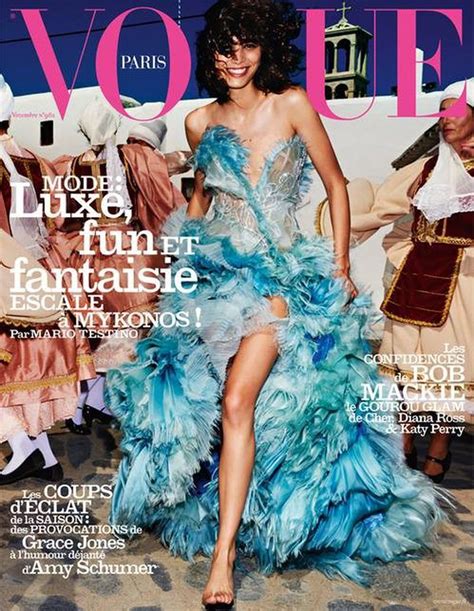 Vogue Paris November 2015 Cover Vogue France