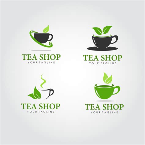 Tea Shop Logo Design Vector Suitable For Your Business Logo 5348894