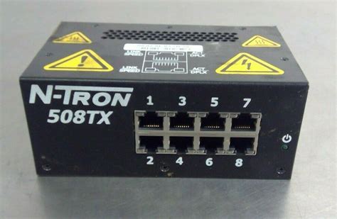 N Tron 508tx Ethernet Switch 508tx A 10 30v 10a 4d Palmetto