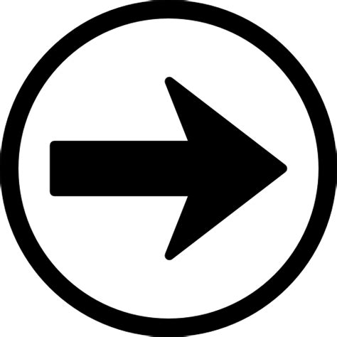Arrow To The Right Navigation Icon