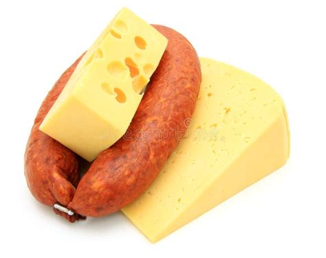 Frische Wurst Mit Käse Stockfoto Bild Von Kalorie Schweinefleisch
