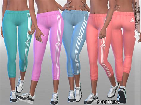 Adidas Sporty Leggings The Sims 4 Catalog