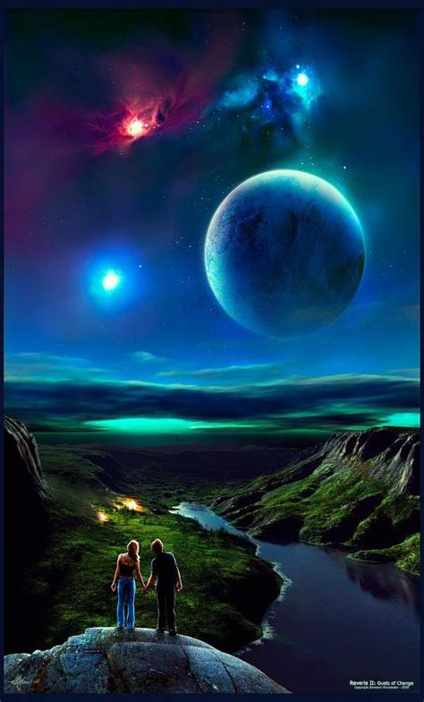 le regard vers l'espace. | Nature pictures, Beautiful moon, Fantasy