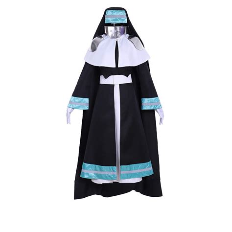 Buy Anime Fire Force Cosplay Iris Nun Costume Battle Suit Team Uniform
