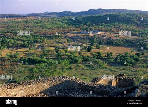 View Of The Great Enclosure From Hill Complex Great Zimbabwe