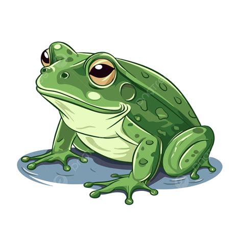 Bullfrog Clipart Funny Cartoon Frog Vector Bullfrog Clipart Cartoon