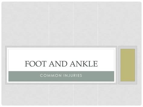 Ppt Foot And Ankle Powerpoint Presentation Free Download Id2150657