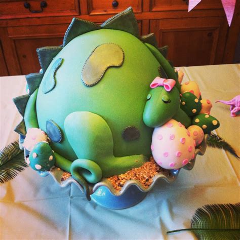 Dinosaur Themed Baby Shower Cake Baby Boy Dinosaur Baby