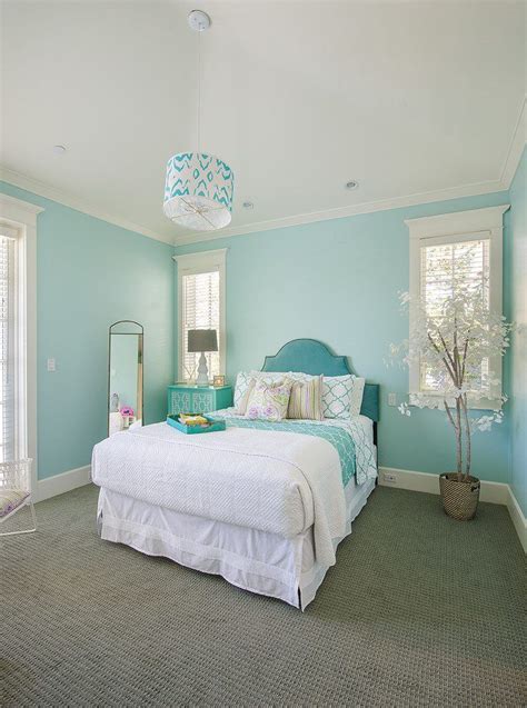 turquoise room bedroom beach style  pendant light pendant light
