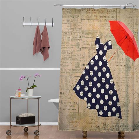 See more ideas about umbrella decorations, umbrella, wedding. Irena Orlov Red Umbrella Shower Curtain | DENY Designs ...