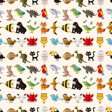 Seamless Animal Pattern Stock Vector Image By ©mocoo2003 26859849