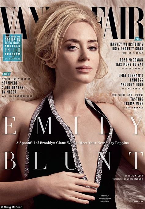 Emily Blunt Talks About Pay Gap As She Covers Vanity Fair Daily Mail