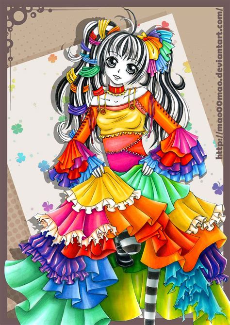 Rainbow Girl By Mao00mao On Deviantart