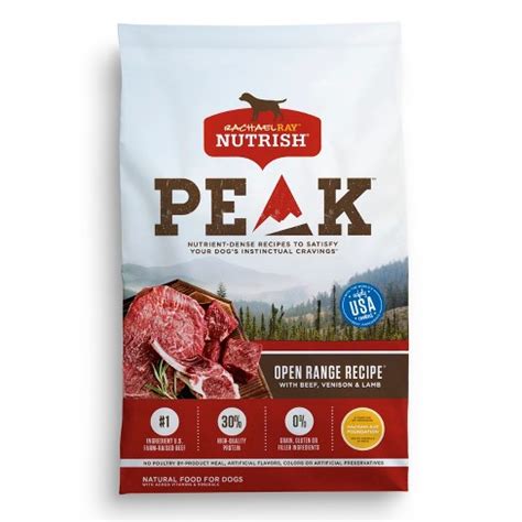 ( 4.6) out of 5 stars. Rachael Ray Nutrish PEAK Natural Dry Dog Food, Open Range ...