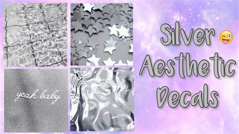 Roblox Bloxburg Silver Aesthetic Decal Ids Doovi Images And Photos Finder