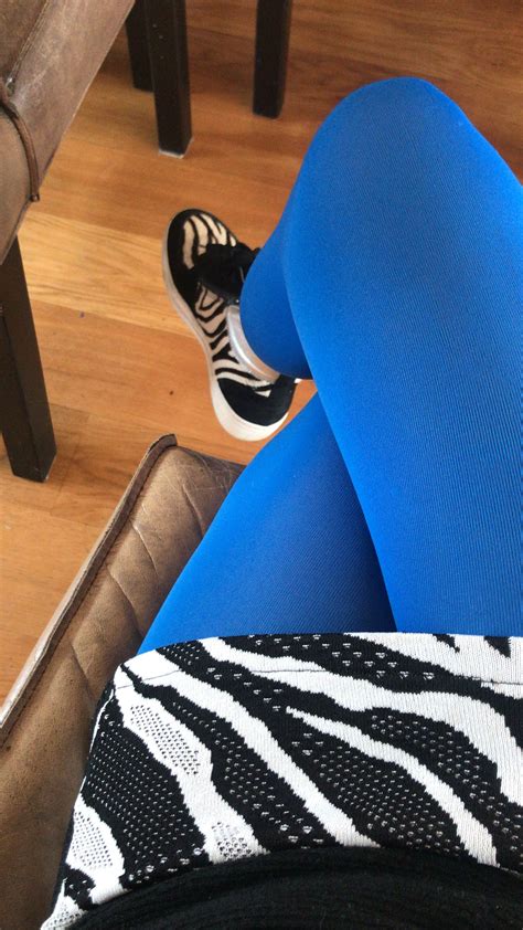 Blue And White Tights Tights And Sneakers Nylons Petticoated Boys