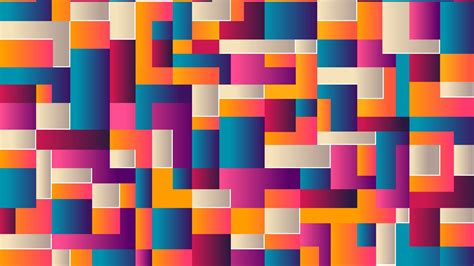 Colorful Geometric Shapes Lines Abstraction Hd Abstract Wallpapers Hd