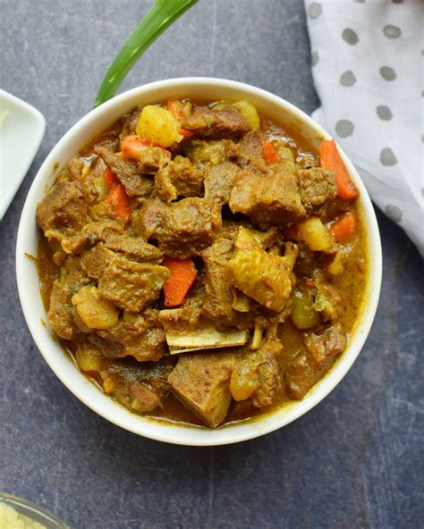 jamaican curried goat kisses for breakfast