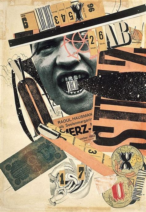Abcd Raoul Hausmann 1923 Dada Collage Dada Art Collage Artists