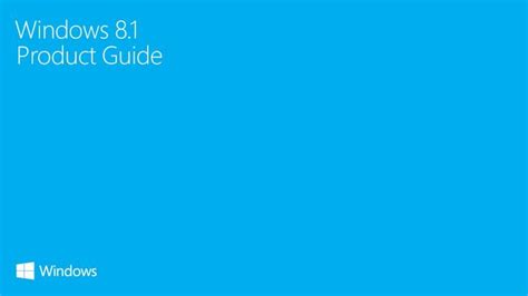 Pdf Windows81 Product Guide From Microsoft And Atidan Dokumentips