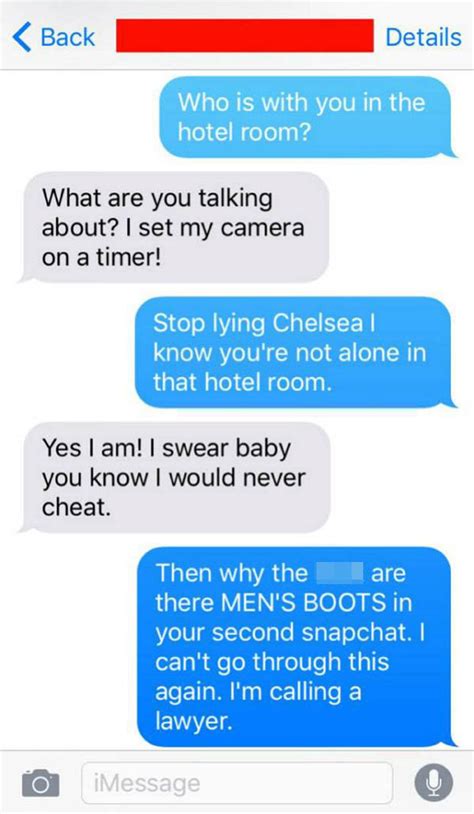 Cheating Wife Caught Out After Hubby Spots Mens Boots In Sexy Snapchat