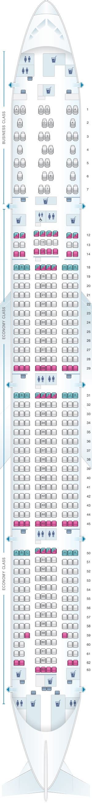 Mapa De Asientos Air Canada Boeing B777 300er 77w North America