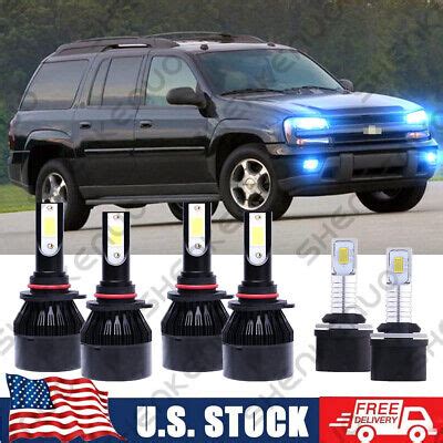 For Chevy Trailblazer X Led Headlight Hi Lo Beam Fog Light